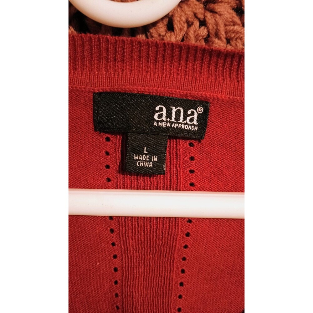 ANA  A NEW APPROACH Size L  Multicolor Sweater NWT - Picture 3 of 12